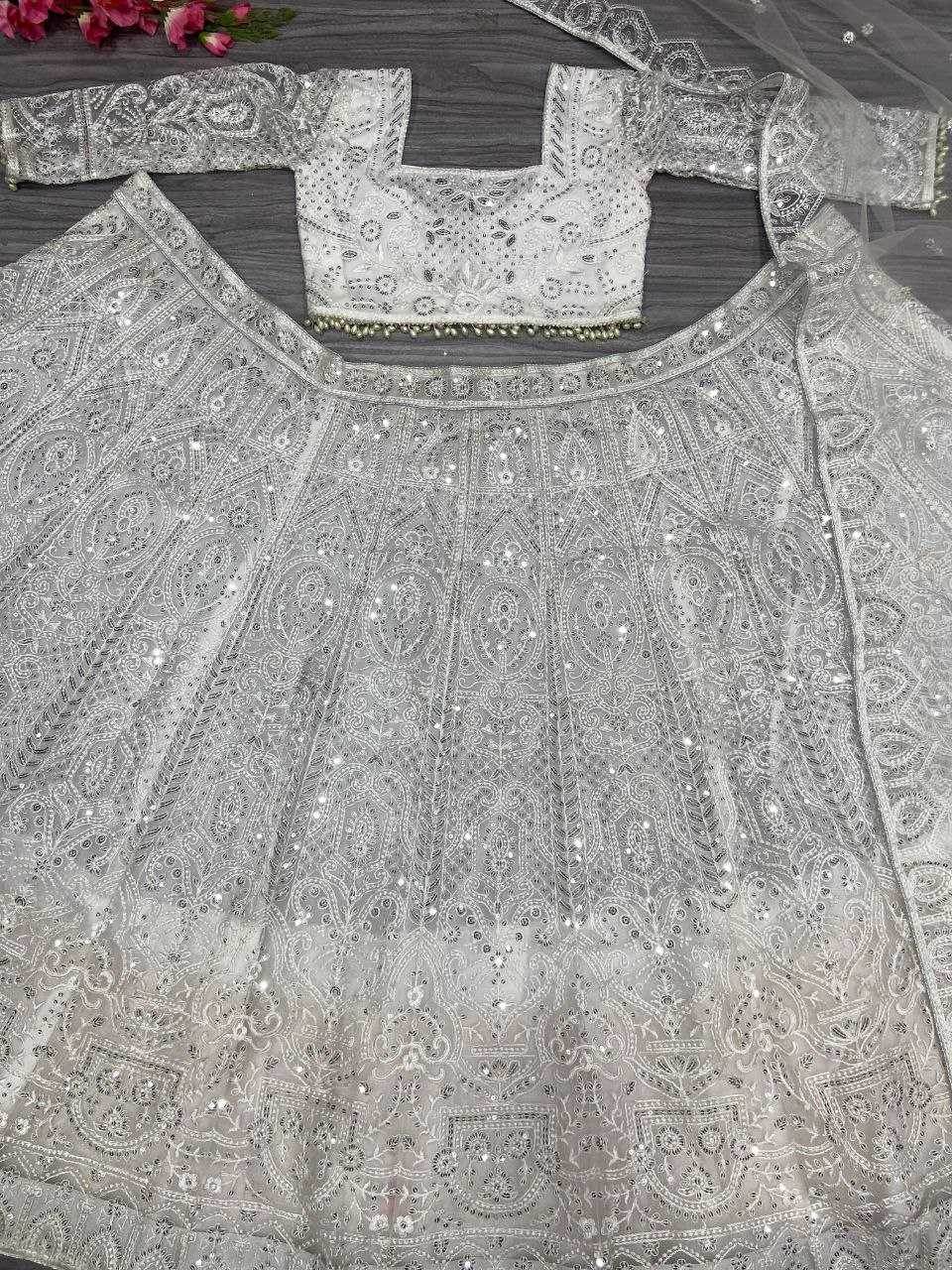 Butterfly Net Embroidered Sequins Cancan - MYLUXURY LANE ENTERPRISE